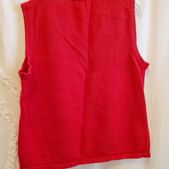 VTG Snowman Stocking UGLY CHRISTMAS SWEATER VEST - Picture 6 of 15